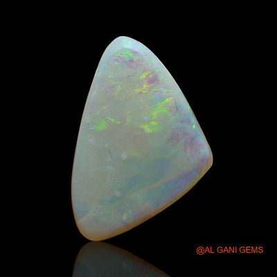 1.80 Cts Natural Australian Fire Opal Loose Gemstone Trillion Cabochon 14x9x2 mm A-878