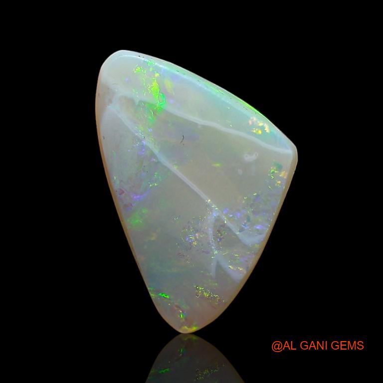 1.80 Cts Natural Australian Fire Opal Loose Gemstone Trillion Cabochon 14x9x2 mm A-878