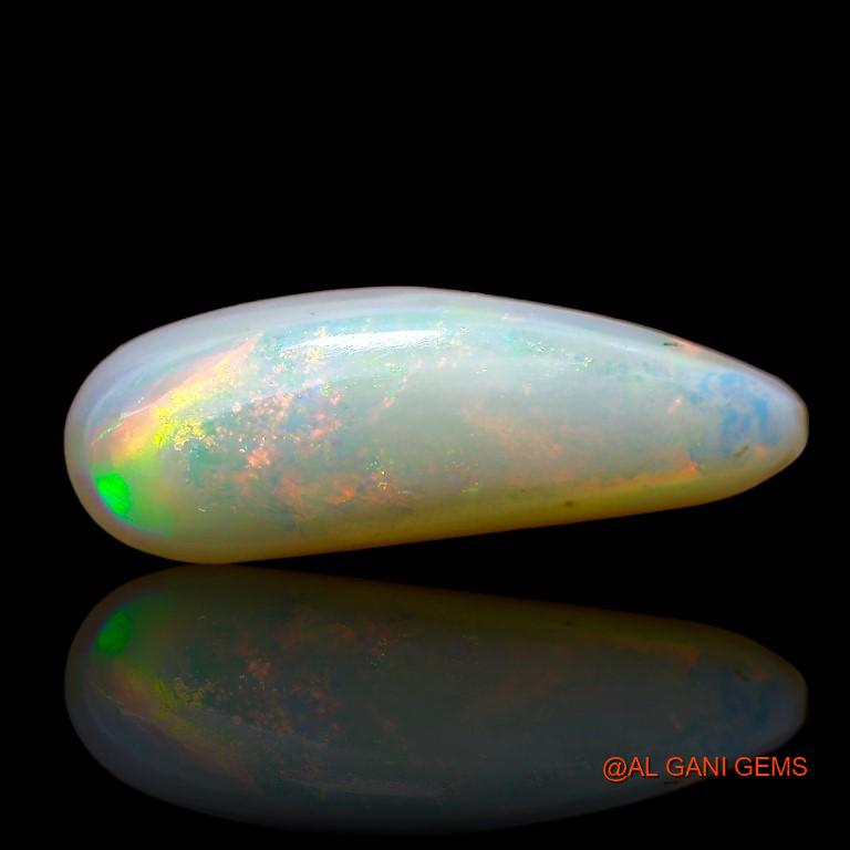 Natural Fire Opal Gemstone 3.10 Cts Loose Fancy Cabochon From Australia 17x6x4 mm A-879