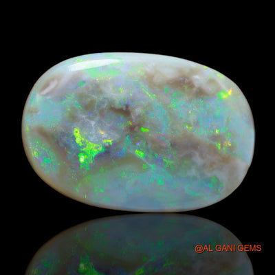 17.30 Cts Unheated Australian Fire Opal Loose Gemstone Oval Cabochon Natural 24x16x6 mm A-87