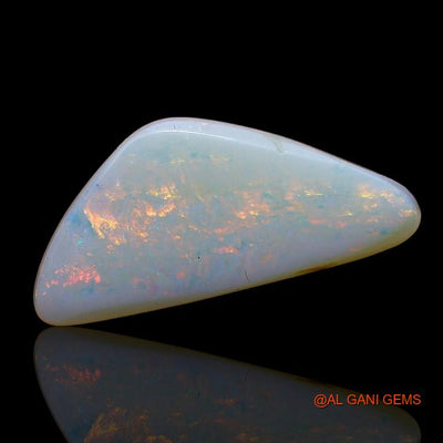 2.45 Cts Unheated Australian Fire Opal Loose Gemstone Fancy Cabochon Natural 17x8x2 mm A-880