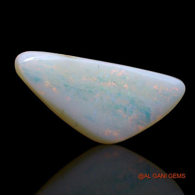 2.45 Cts Unheated Australian Fire Opal Loose Gemstone Fancy Cabochon Natural 17x8x2 mm A-880