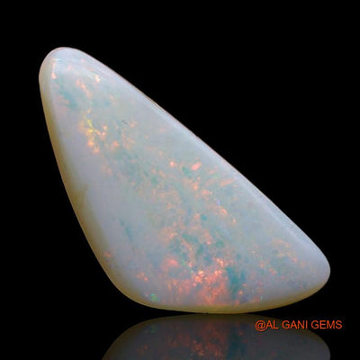 2.45 Cts Unheated Australian Fire Opal Loose Gemstone Fancy Cabochon Natural 17x8x2 mm A-880