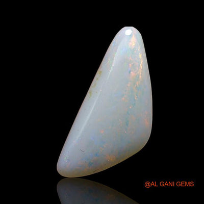 2.45 Cts Unheated Australian Fire Opal Loose Gemstone Fancy Cabochon Natural 17x8x2 mm A-880