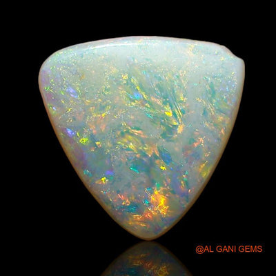 1.65 Cts Natural Australian Fire Opal Trillion Cabochon Loose Gemstone For Jewelry 9x9x2 mm A-881