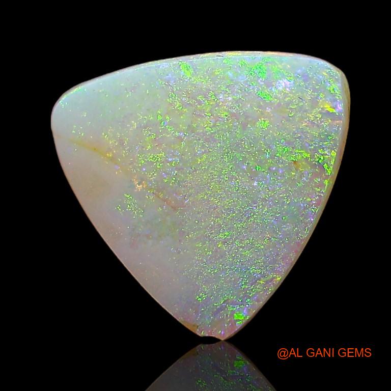 1.65 Cts Natural Australian Fire Opal Trillion Cabochon Loose Gemstone For Jewelry 9x9x2 mm A-881