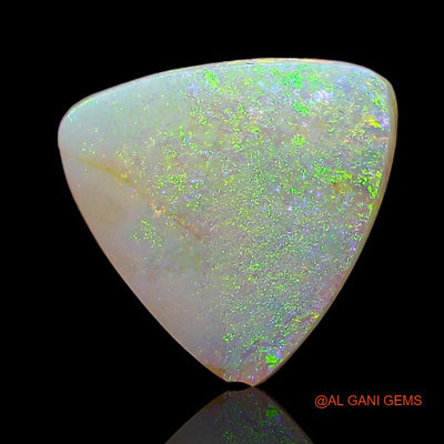 1.65 Cts Natural Australian Fire Opal Trillion Cabochon Loose Gemstone For Jewelry 9x9x2 mm A-881