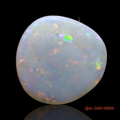 1.90 Cts Unheated Australian Fire Opal Loose Gemstone Fancy Cabochon Natural 11x10x2 mm A-882