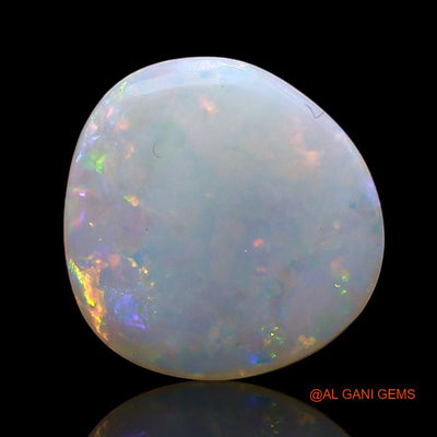 1.90 Cts Unheated Australian Fire Opal Loose Gemstone Fancy Cabochon Natural 11x10x2 mm A-882
