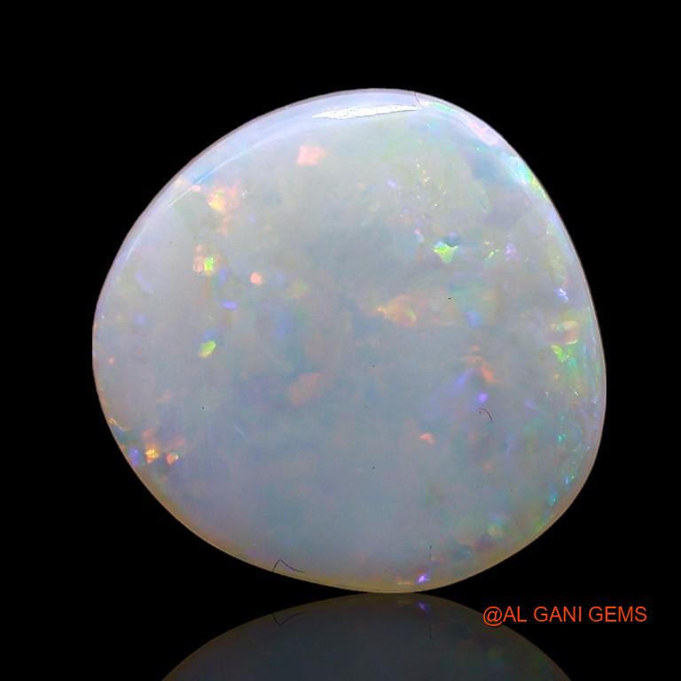 1.90 Cts Unheated Australian Fire Opal Loose Gemstone Fancy Cabochon Natural 11x10x2 mm A-882