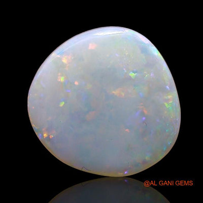 1.90 Cts Unheated Australian Fire Opal Loose Gemstone Fancy Cabochon Natural 11x10x2 mm A-882