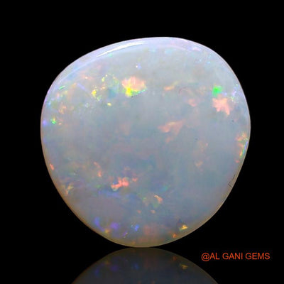 1.90 Cts Unheated Australian Fire Opal Loose Gemstone Fancy Cabochon Natural 11x10x2 mm A-882