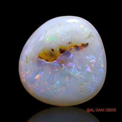 1.90 Cts Unheated Australian Fire Opal Loose Gemstone Fancy Cabochon Natural 11x10x2 mm A-882