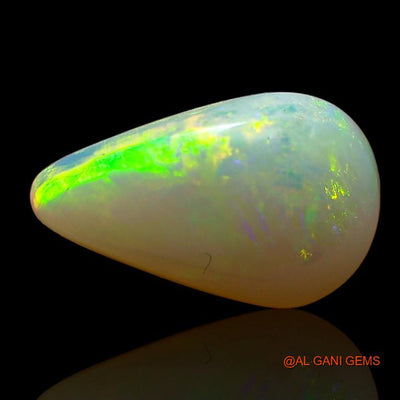 2.45 Cts Natural Australian Fire Opal Loose Gemstone Pear Cabochon 12x8x4 mm A-884