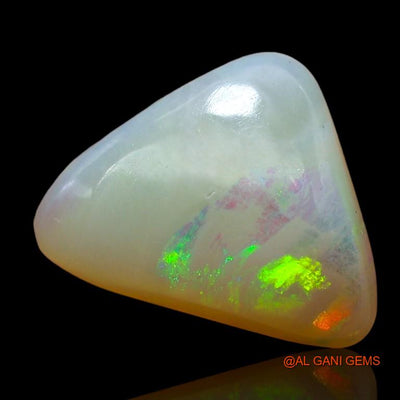 2.95 Cts Natural Australian Fire Opal Loose Gemstone Trillion Cabochon 12x9x4 mm A-885