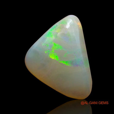2.95 Cts Natural Australian Fire Opal Loose Gemstone Trillion Cabochon 12x9x4 mm A-885