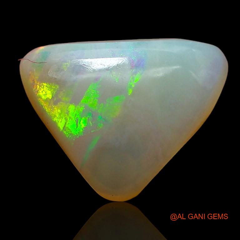2.95 Cts Natural Australian Fire Opal Loose Gemstone Trillion Cabochon 12x9x4 mm A-885