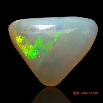 2.95 Cts Natural Australian Fire Opal Loose Gemstone Trillion Cabochon 12x9x4 mm A-885