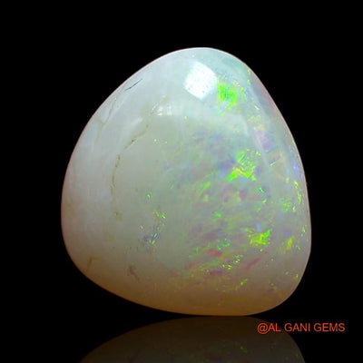 2.50 Cts Natural Australian Fire Opal Fancy Cabochon Loose Gemstone For Jewelry 10x10x3 mm A-886