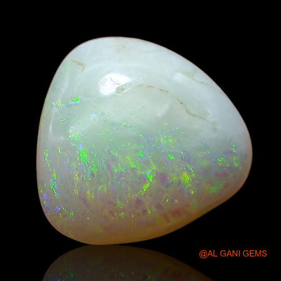2.50 Cts Natural Australian Fire Opal Fancy Cabochon Loose Gemstone For Jewelry 10x10x3 mm A-886