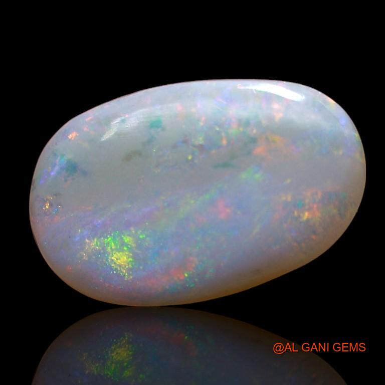 2.20 Cts Natural Australian Fire Opal Loose Gemstone Oval Cabochon 12x8x3 mm A-888