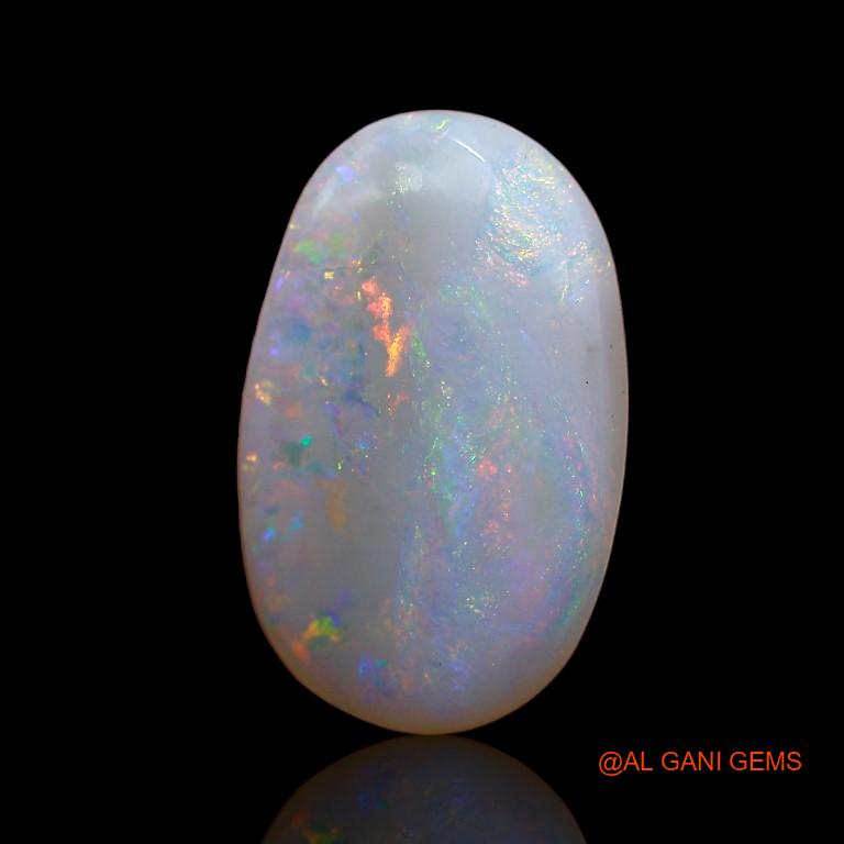2.20 Cts Natural Australian Fire Opal Loose Gemstone Oval Cabochon 12x8x3 mm A-888