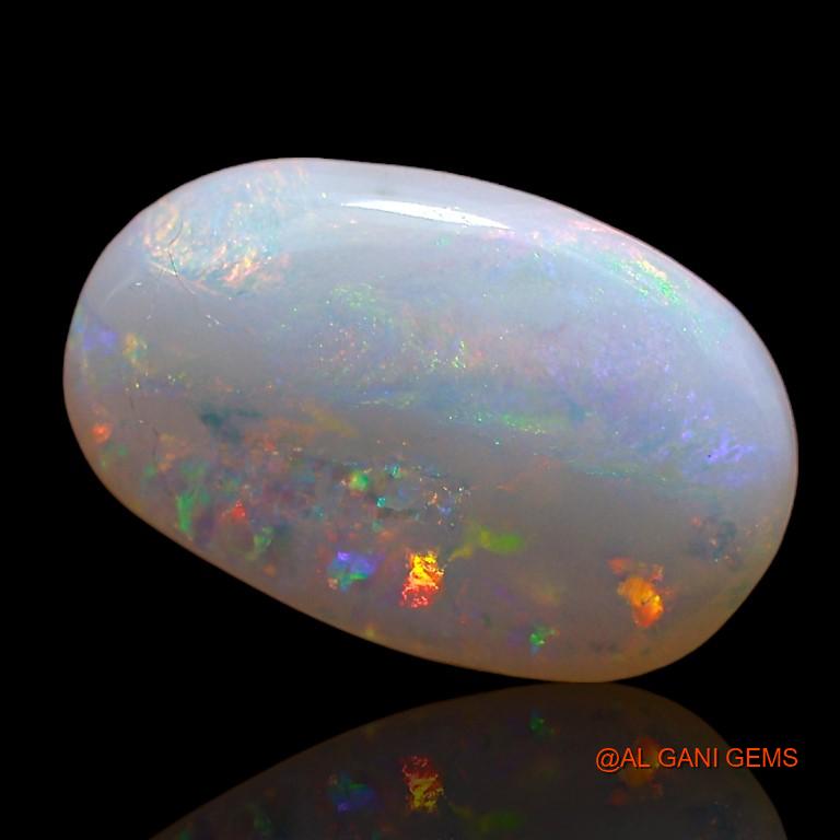2.20 Cts Natural Australian Fire Opal Loose Gemstone Oval Cabochon 12x8x3 mm A-888