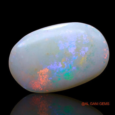 2.95 Cts Unheated Australian Fire Opal Loose Gemstone Oval Cabochon Natural 13x9x3 mm A-889