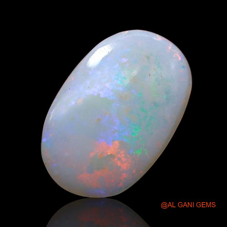 2.95 Cts Unheated Australian Fire Opal Loose Gemstone Oval Cabochon Natural 13x9x3 mm A-889