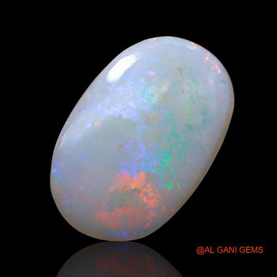 2.95 Cts Unheated Australian Fire Opal Loose Gemstone Oval Cabochon Natural 13x9x3 mm A-889