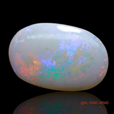 2.95 Cts Unheated Australian Fire Opal Loose Gemstone Oval Cabochon Natural 13x9x3 mm A-889