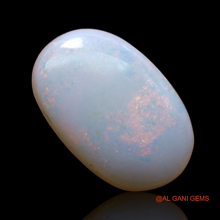 2.95 Cts Unheated Australian Fire Opal Loose Gemstone Oval Cabochon Natural 13x9x3 mm A-889