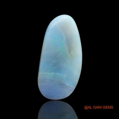 17.90 Cts Natural Australian Fire Opal Loose Gemstone Fancy Cabochon 33x16x4 mm A-88