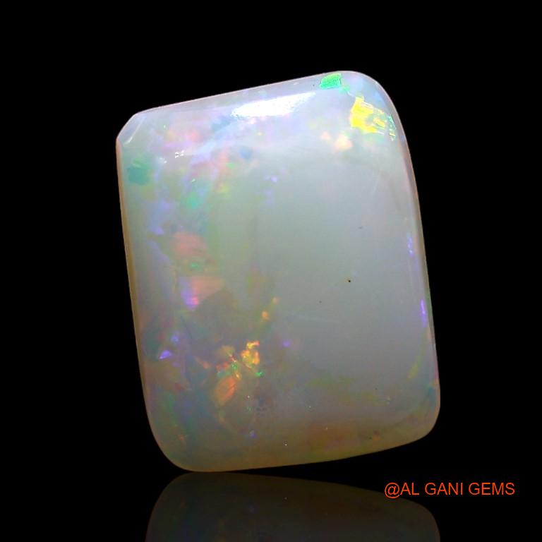 Natural Untreated Fire Opal Loose Gemstone Square Cabochon From Australia 2.55 Cts 11x8x3 mm A-890