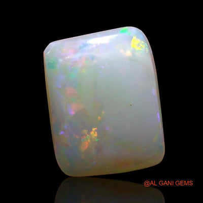 Natural Untreated Fire Opal Loose Gemstone Square Cabochon From Australia 2.55 Cts 11x8x3 mm A-890