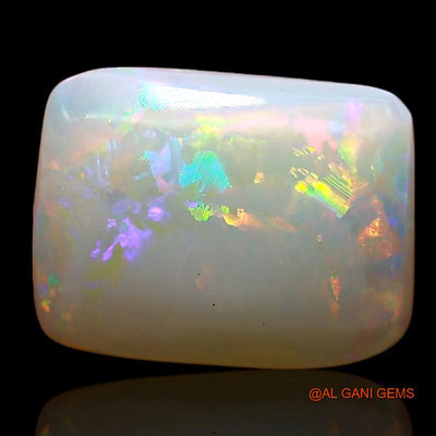 Natural Untreated Fire Opal Loose Gemstone Square Cabochon From Australia 2.55 Cts 11x8x3 mm A-890