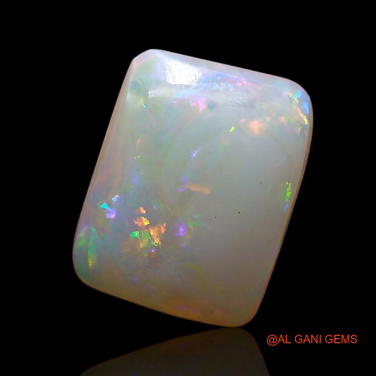 Natural Untreated Fire Opal Loose Gemstone Square Cabochon From Australia 2.55 Cts 11x8x3 mm A-890