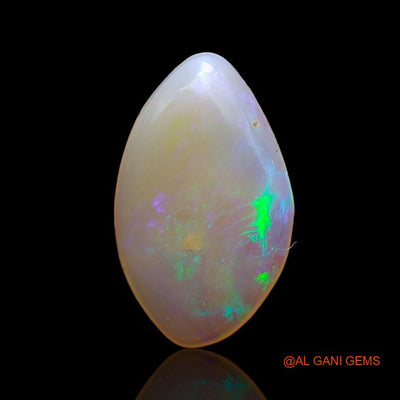 Natural Fire Opal Gemstone 2.05 Cts Loose Fancy Cabochon From Australia 15x9x2 mm A-891