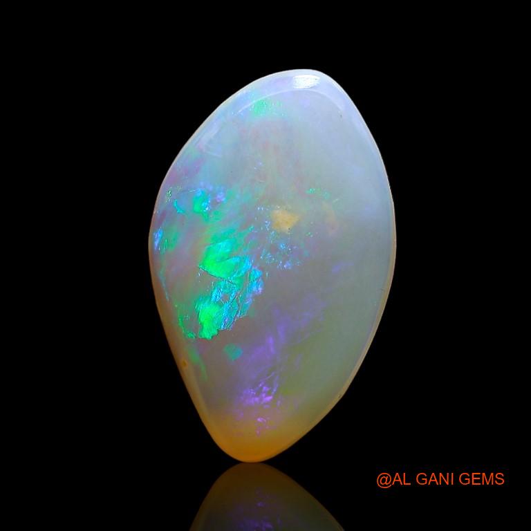 Natural Fire Opal Gemstone 2.05 Cts Loose Fancy Cabochon From Australia 15x9x2 mm A-891