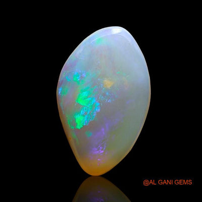 Natural Fire Opal Gemstone 2.05 Cts Loose Fancy Cabochon From Australia 15x9x2 mm A-891