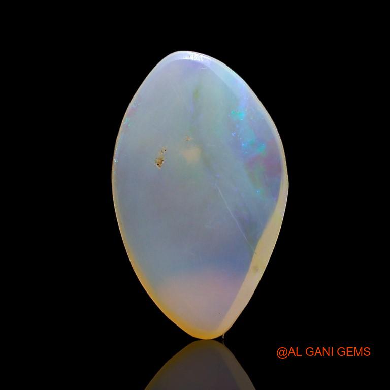 Natural Fire Opal Gemstone 2.05 Cts Loose Fancy Cabochon From Australia 15x9x2 mm A-891