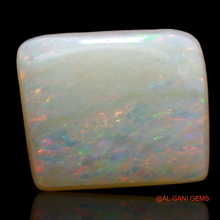 Natural Fire Opal Gemstone 2.95 Cts Loose Square Cabochon From Australia 10x8x4 mm A-892