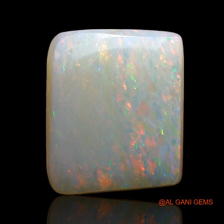 Natural Fire Opal Gemstone 2.95 Cts Loose Square Cabochon From Australia 10x8x4 mm A-892