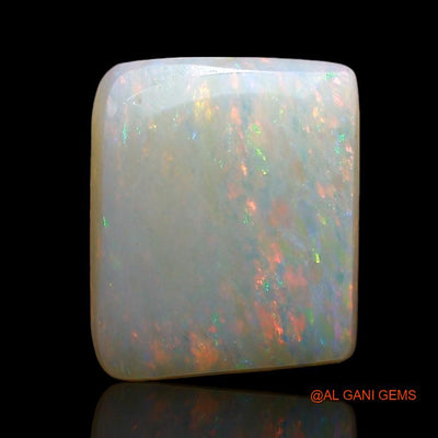 Natural Fire Opal Gemstone 2.95 Cts Loose Square Cabochon From Australia 10x8x4 mm A-892