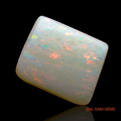 Natural Fire Opal Gemstone 2.95 Cts Loose Square Cabochon From Australia 10x8x4 mm A-892