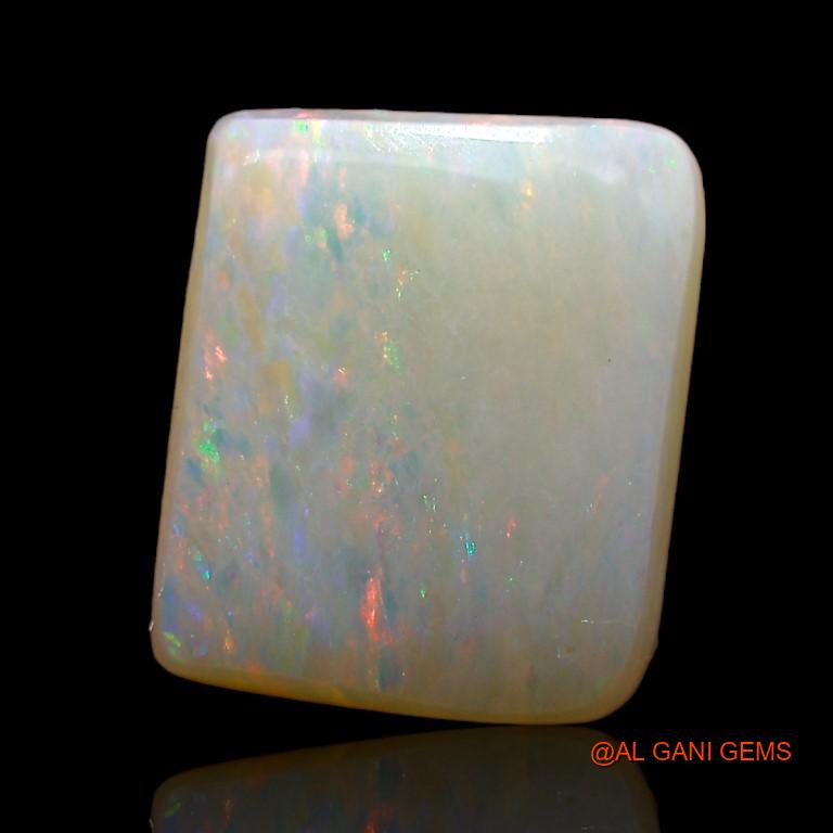 Natural Fire Opal Gemstone 2.95 Cts Loose Square Cabochon From Australia 10x8x4 mm A-892
