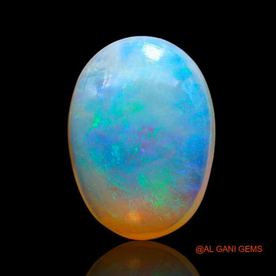 2.45 Cts Natural Australian Fire Opal Loose Gemstone Oval Cabochon 12x8x4 mm A-893