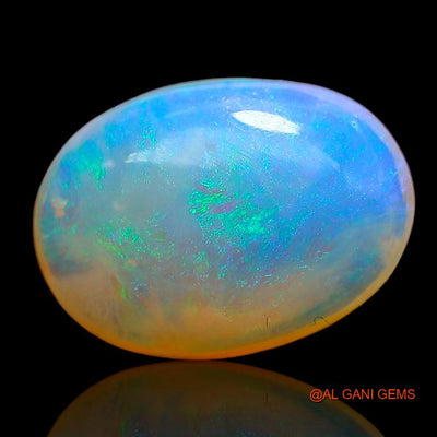 2.45 Cts Natural Australian Fire Opal Loose Gemstone Oval Cabochon 12x8x4 mm A-893