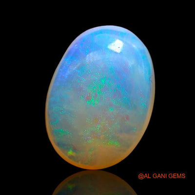 2.45 Cts Natural Australian Fire Opal Loose Gemstone Oval Cabochon 12x8x4 mm A-893
