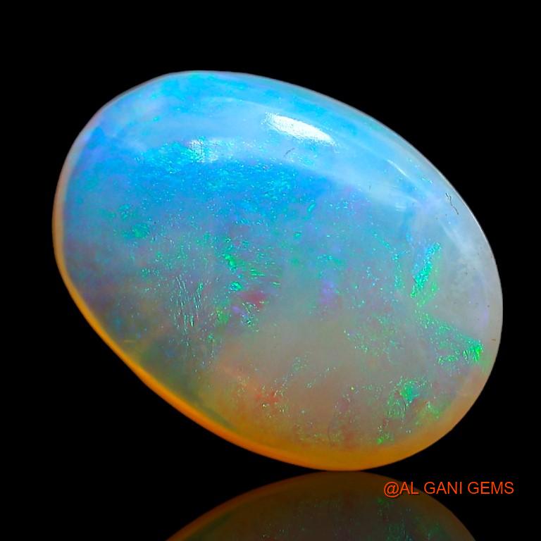 2.45 Cts Natural Australian Fire Opal Loose Gemstone Oval Cabochon 12x8x4 mm A-893